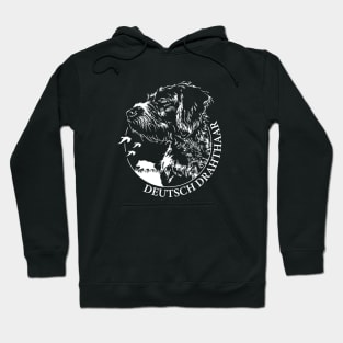 Proud Deutsch Drahthaar dog Portrait Hoodie